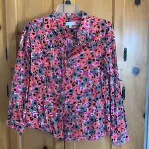 Charles Vogel’s floral 100 percent cotton shirt.